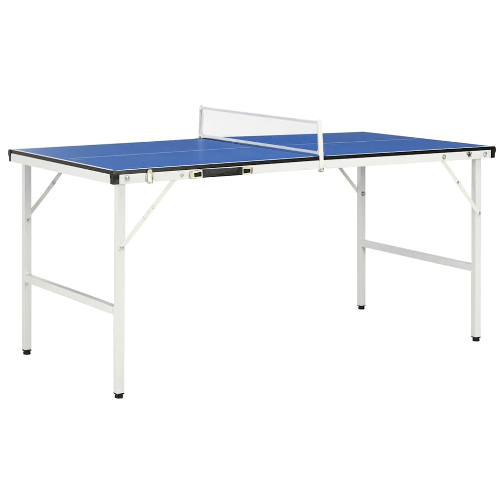 1,5 meetri pikkune pingpongilaud võrguga 152 x 76 x 66 cm, sinine