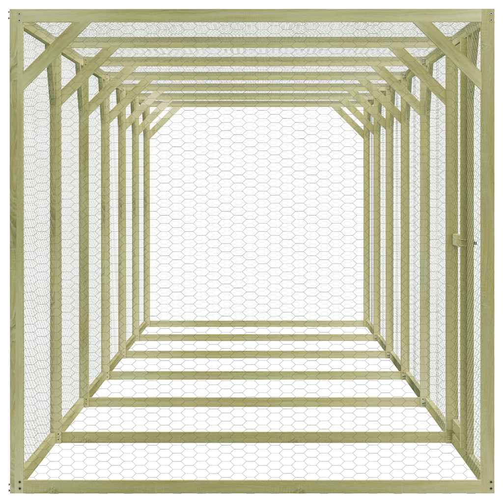 Kanakuut 1,5 x 9 x 1,5 m, immutatud männipuit