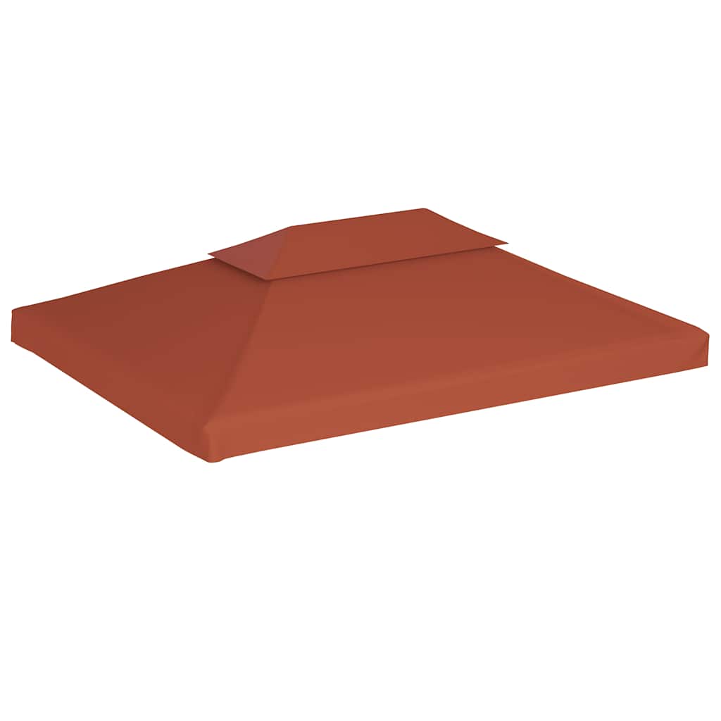 Kahekordne varjualuse katus 310 g/m² 4 x 3 m, terrakota