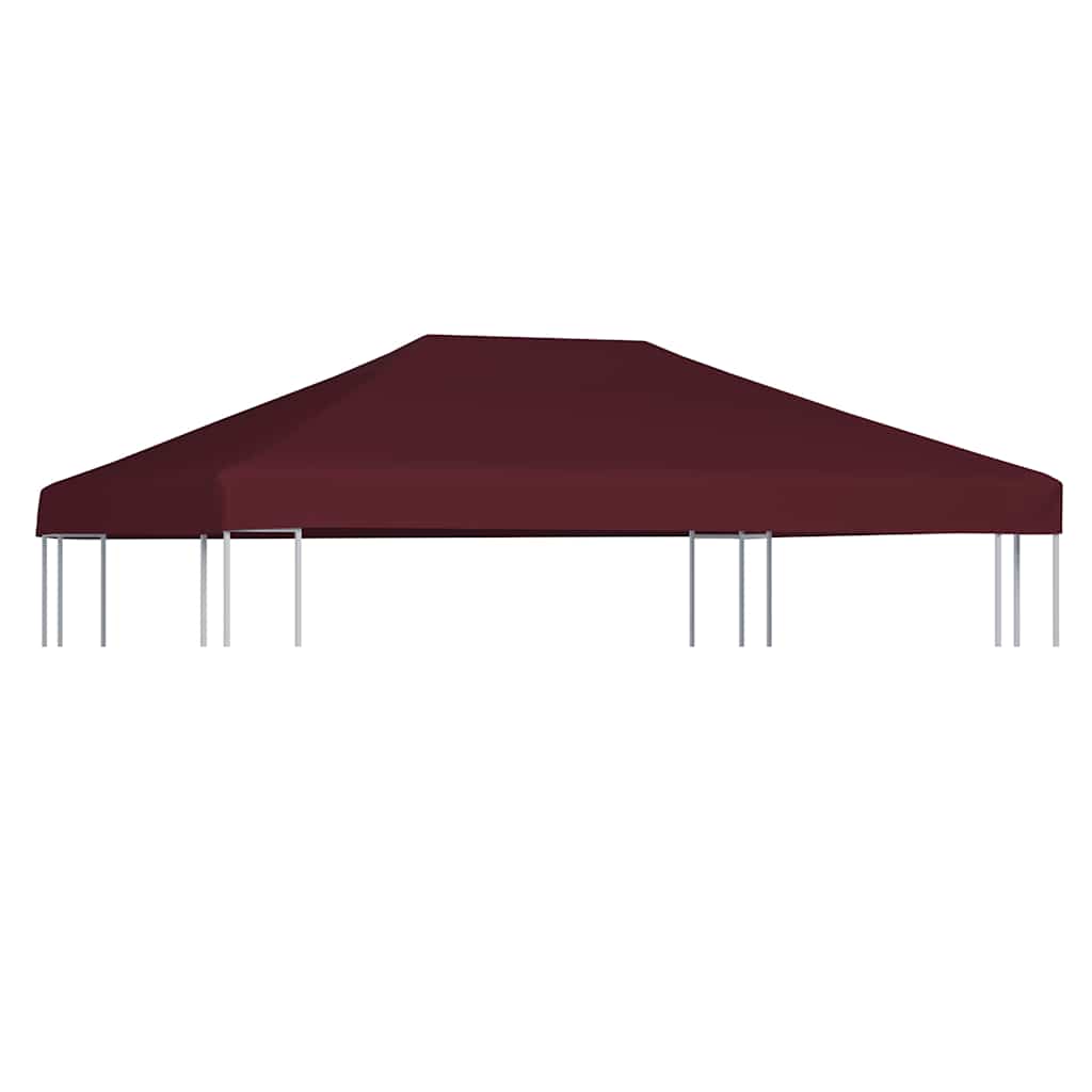 Varjualuse katus 310 g/m² 3 x 4 m, bordoopunane