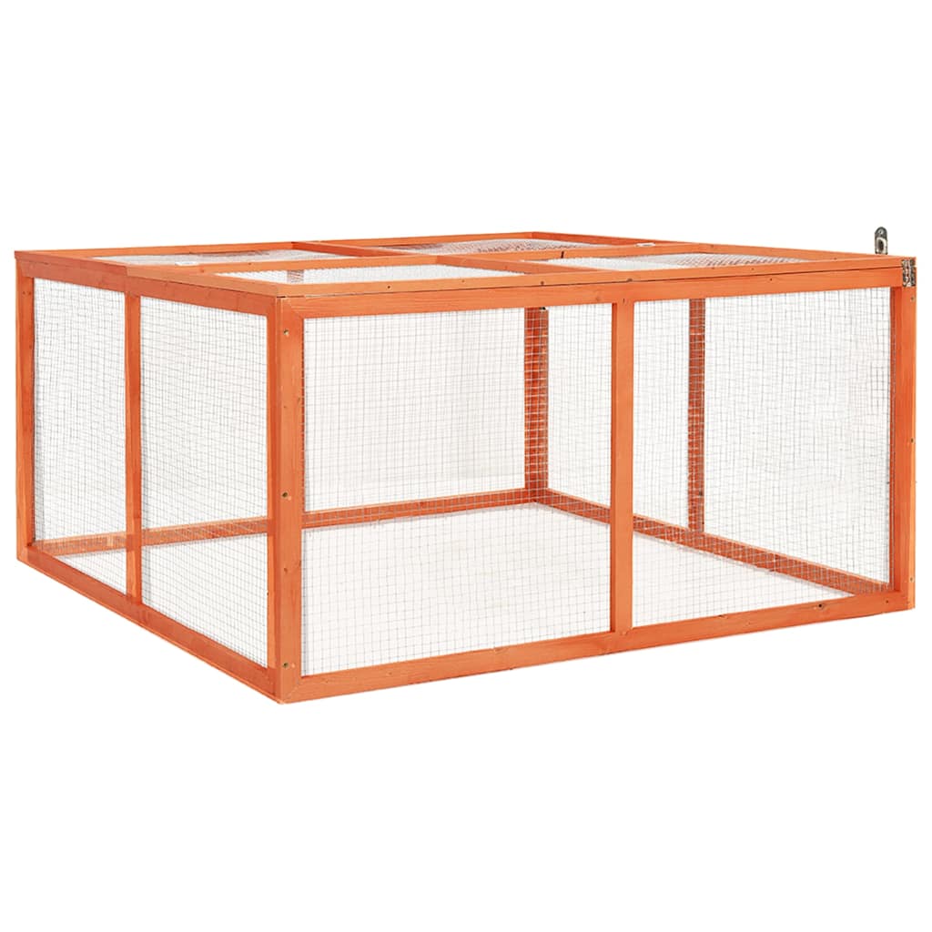 Küülikupuur, 124 x 120 x 60 cm, kuusepuidust