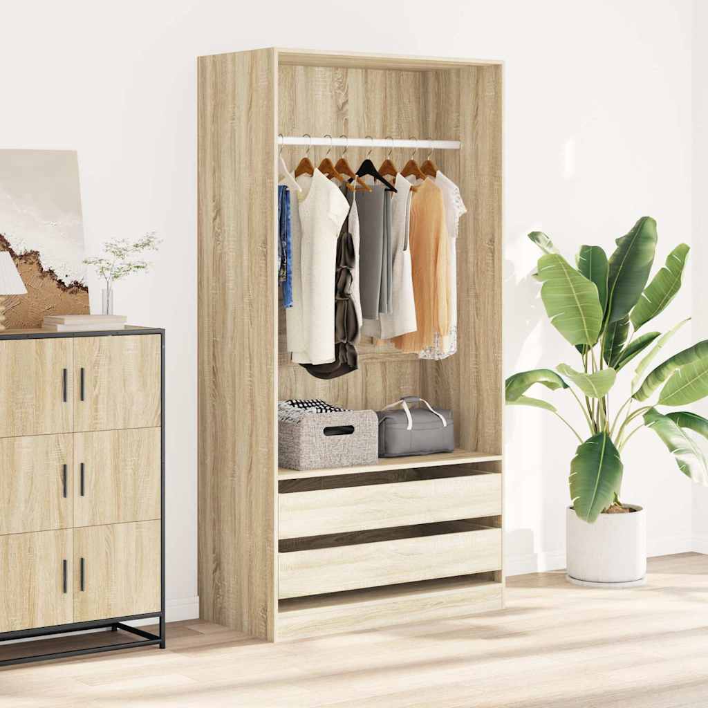 Garderoob Sonoma tamm 100 x 50 x 200 cm tehispuit