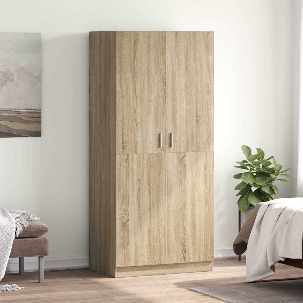Garderoob Sonoma tamm 80 x 52 x 180 cm tehispuit