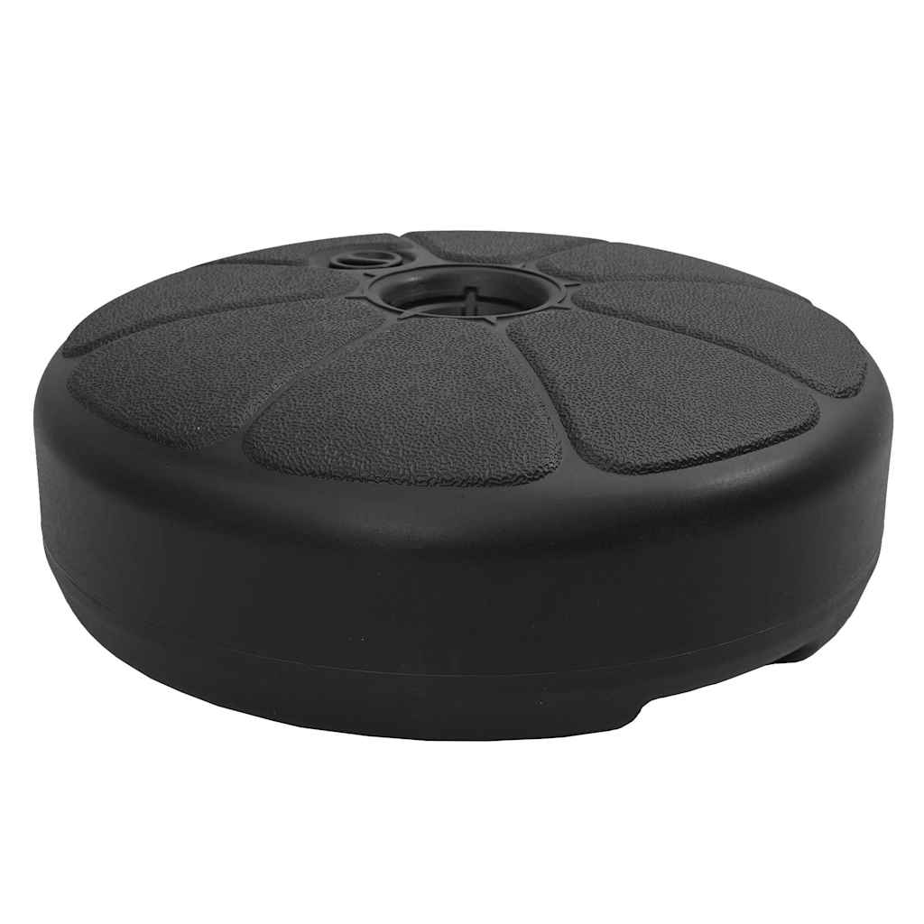 Päevavarju alus, liiva/veega täidetav, 15 l, must