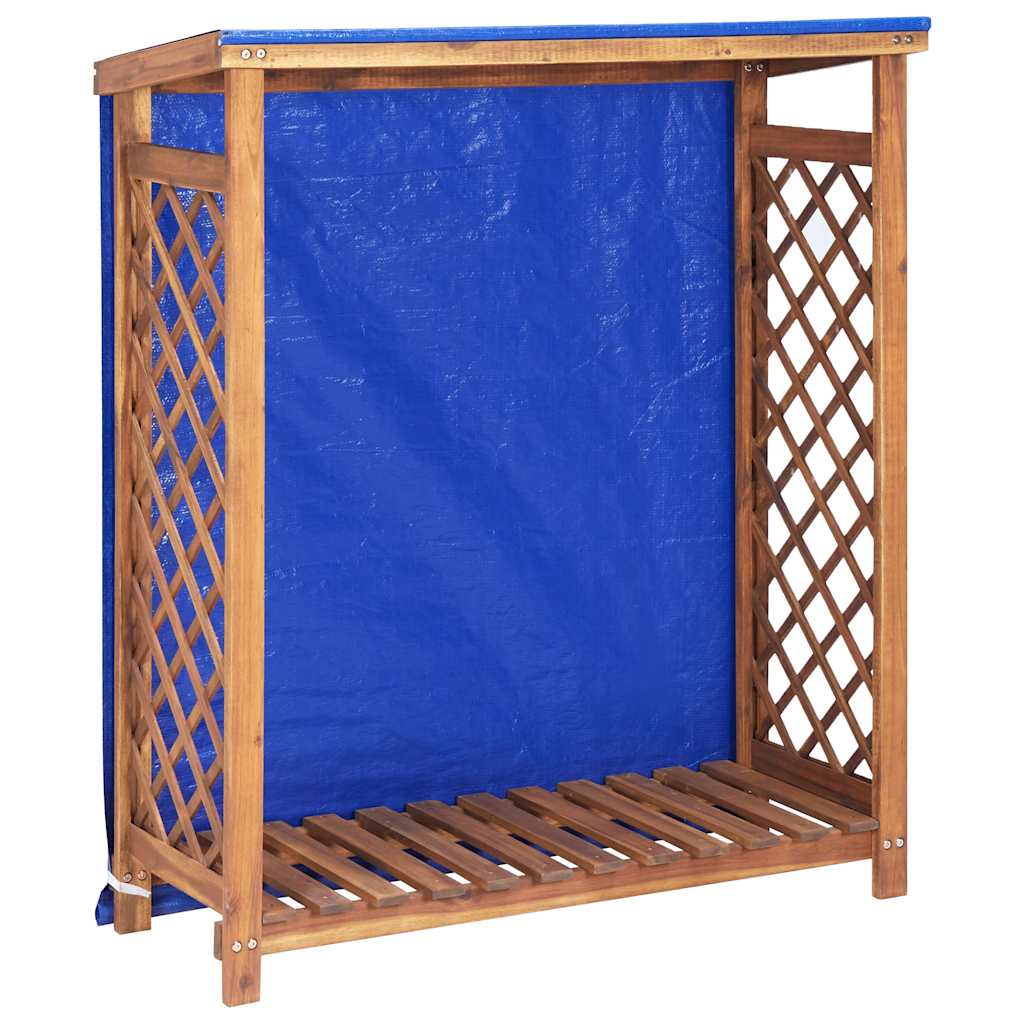 Kaminapuude hoiukast 105 x 38 x 115 cm, akaatsiapuit