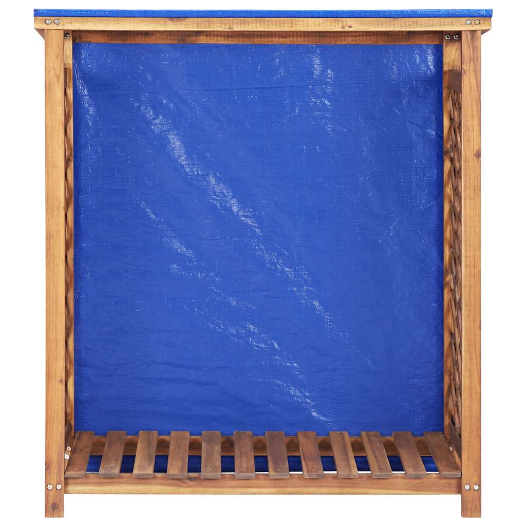 Kaminapuude hoiukast 105 x 38 x 115 cm, akaatsiapuit