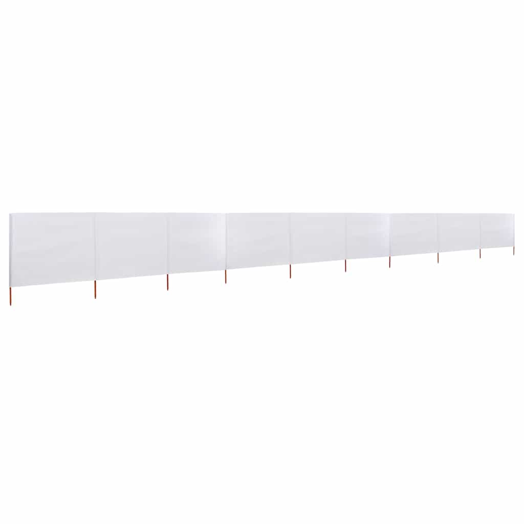 Tuulekaitse sein 9 paneelist, kangas, 1200 x 120 cm liivabeež