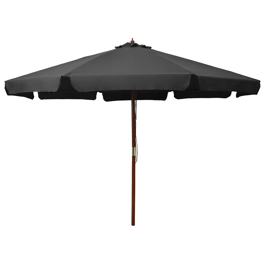 Päikesevari puust postiga 330 cm, antratsiithall