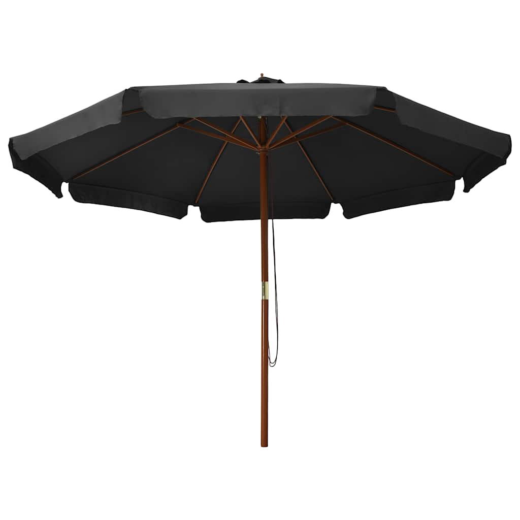 Päikesevari puust postiga 330 cm, antratsiithall