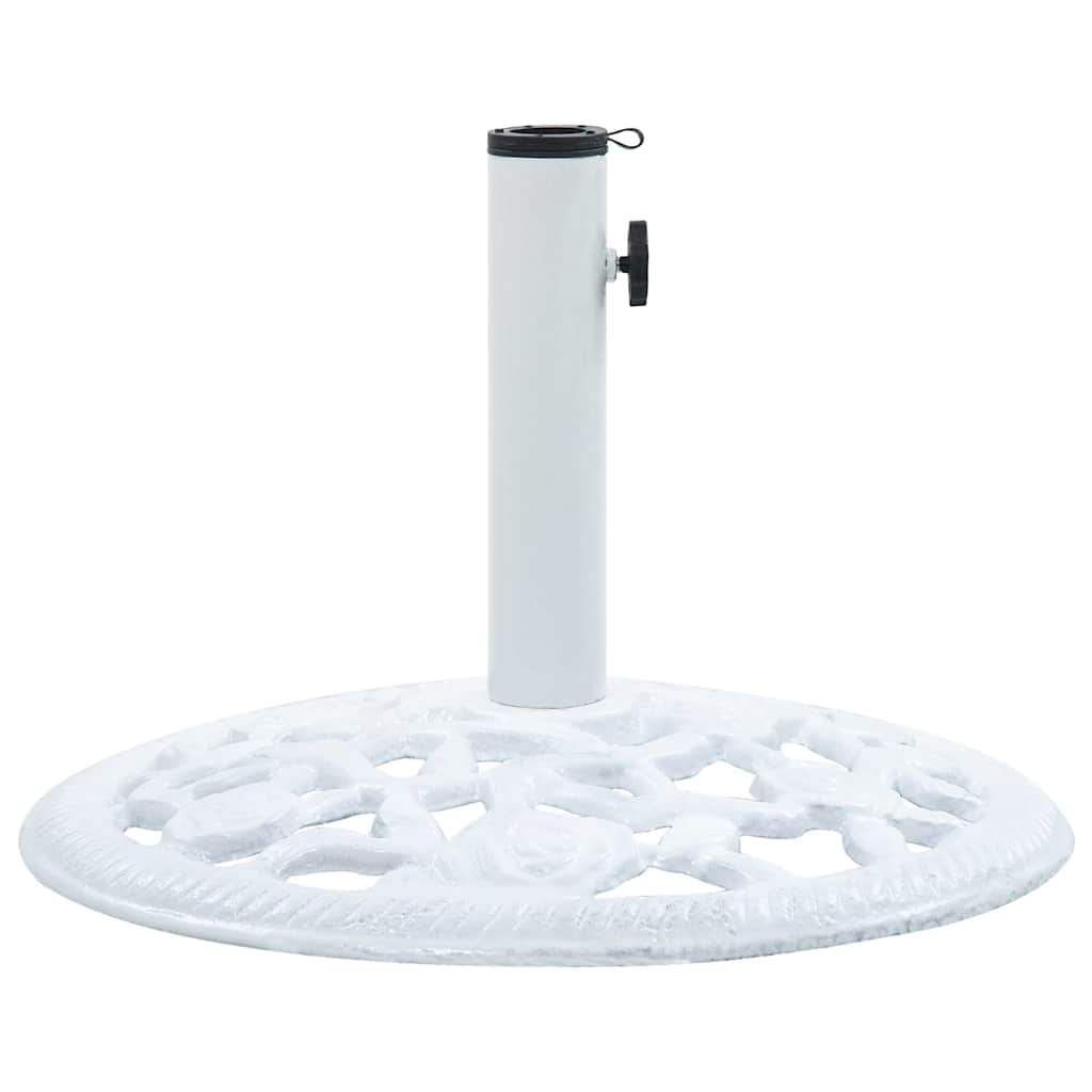 Päikesevarju alus, valge, 12 kg, 48 cm, malm