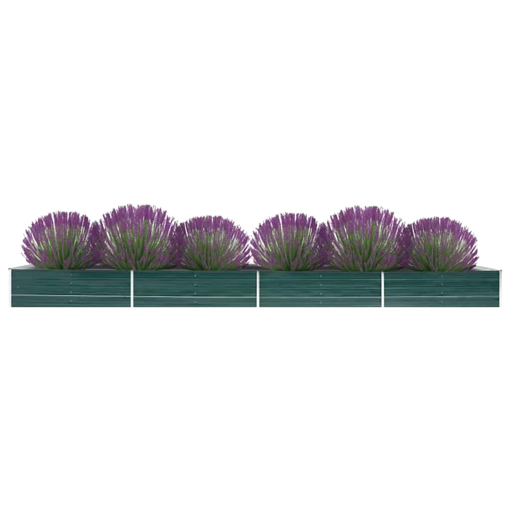 Aia taimelava tsingitud teras 600 x 80 x 45 cm roheline