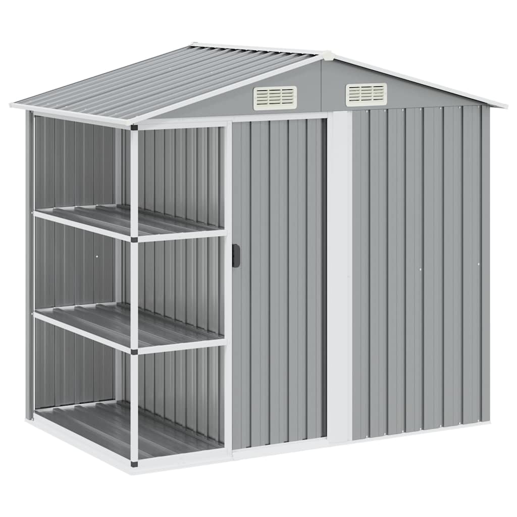 Aiakuur riiulitega hall 205 x 130 x 183 cm, raud