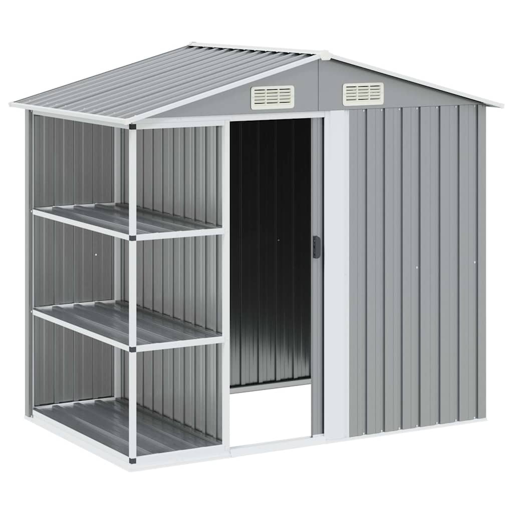 Aiakuur riiulitega hall 205 x 130 x 183 cm, raud