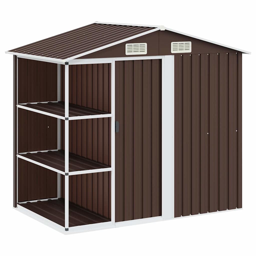Aiakuur riiulitega pruun 205 x 130 x 183 cm, raud