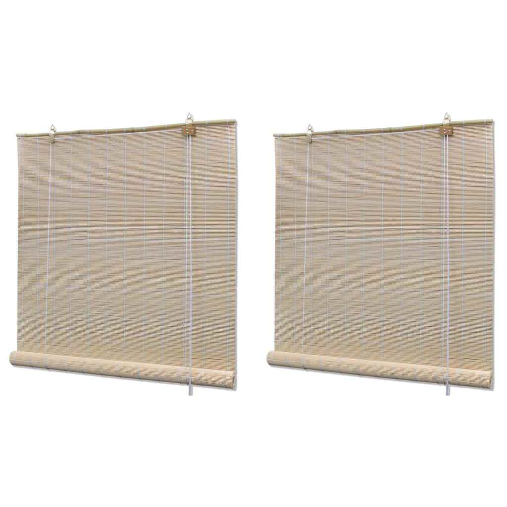 Naturaalsed bambusrulood 2 tk, 120 x 160 cm