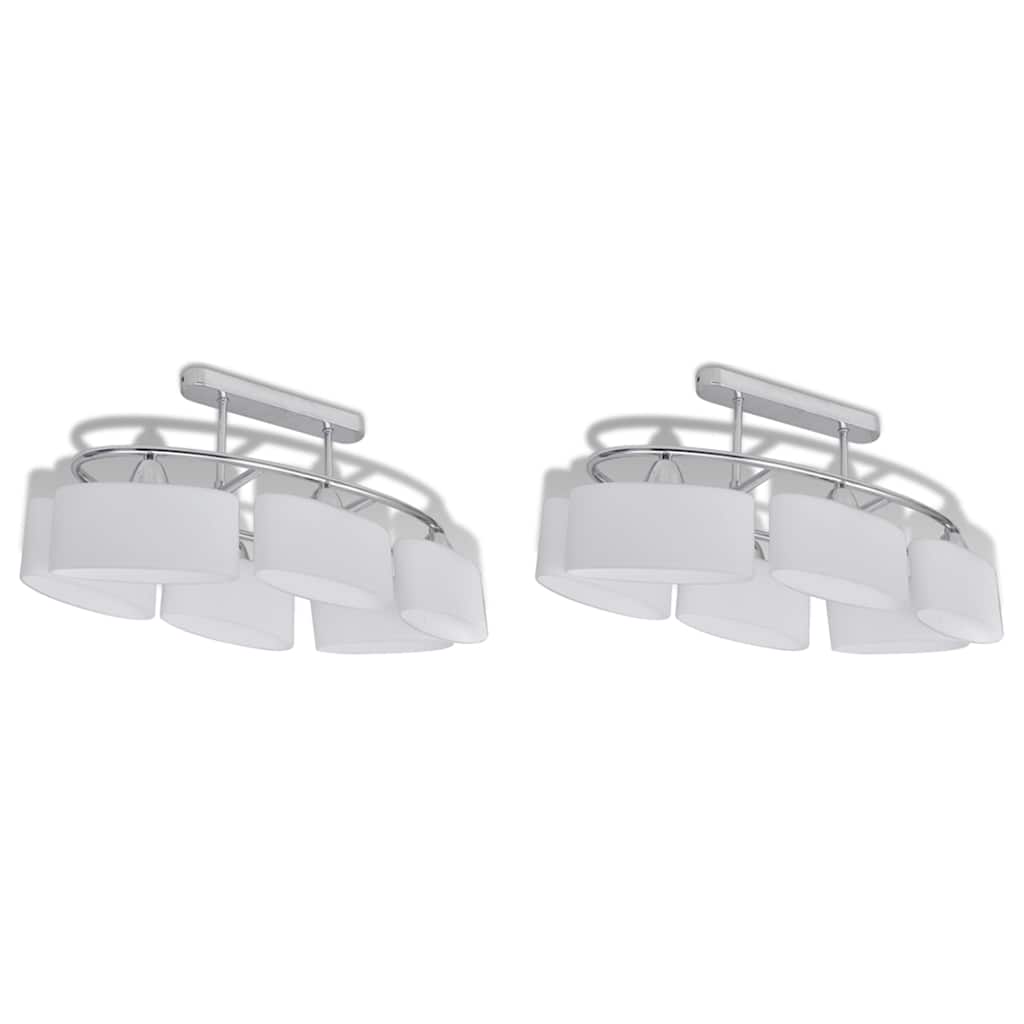 Ellipsikujuline laelamp klaasist kuplitega 2 tk, E14