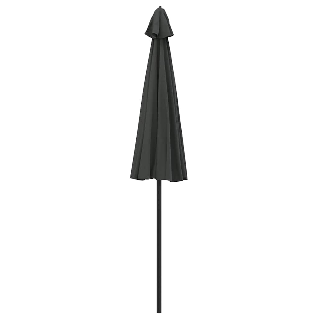 Päikesevari alumiiniumpostiga, 250 cm, antratsiithall