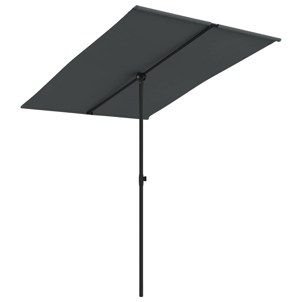 Aia päikesevari alumiiniumpostiga, 2 x 1,5 m, antratsiithall