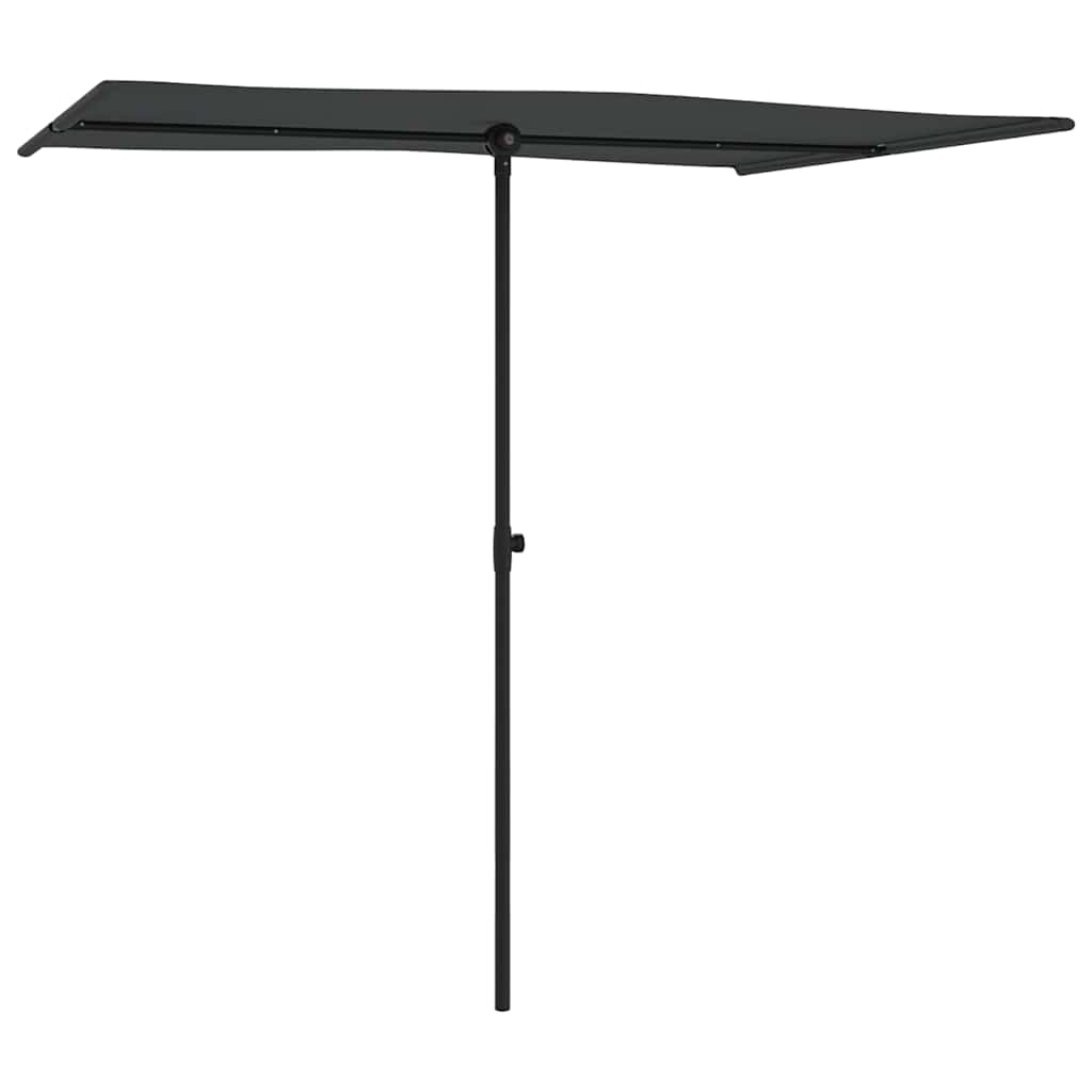 Aia päikesevari alumiiniumpostiga, 2 x 1,5 m, antratsiithall