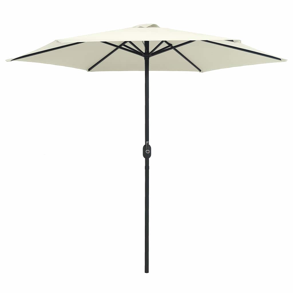 Aia päikesevari alumiiniumpostiga, 270x246 cm, liivabeež