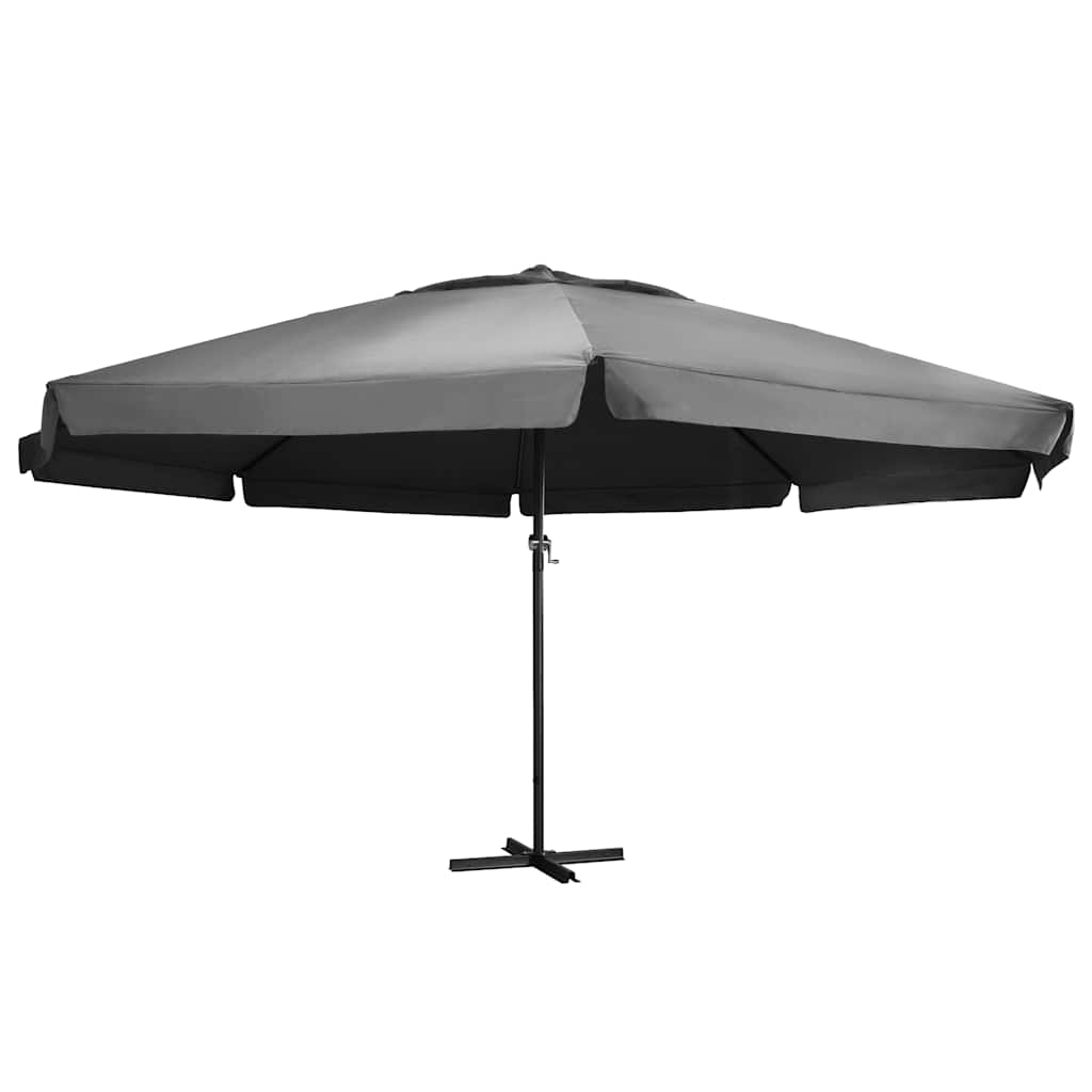 Aia päikesevari alumiiniumpostiga, 600 cm, antratsiithall