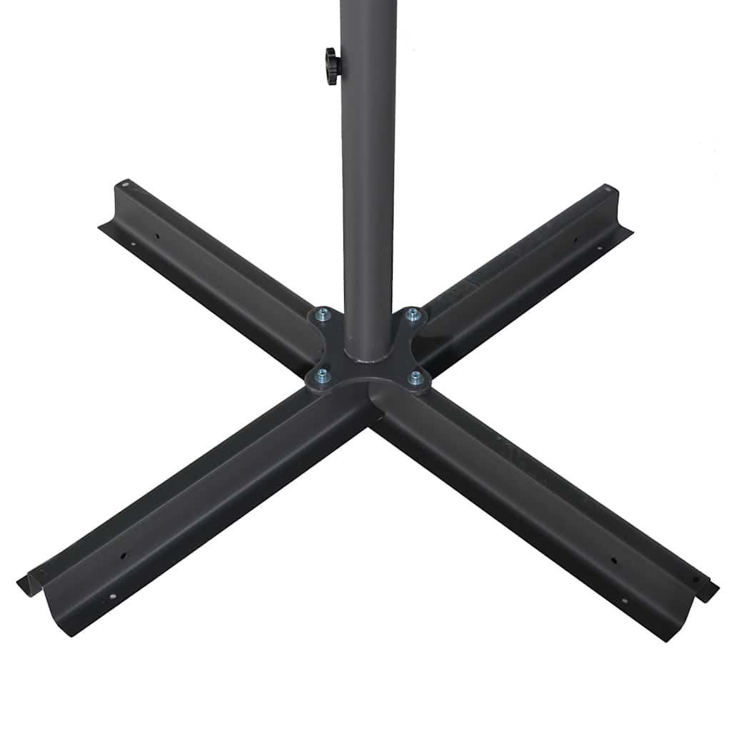 Aia päikesevari alumiiniumpostiga, 600 cm, terrakota