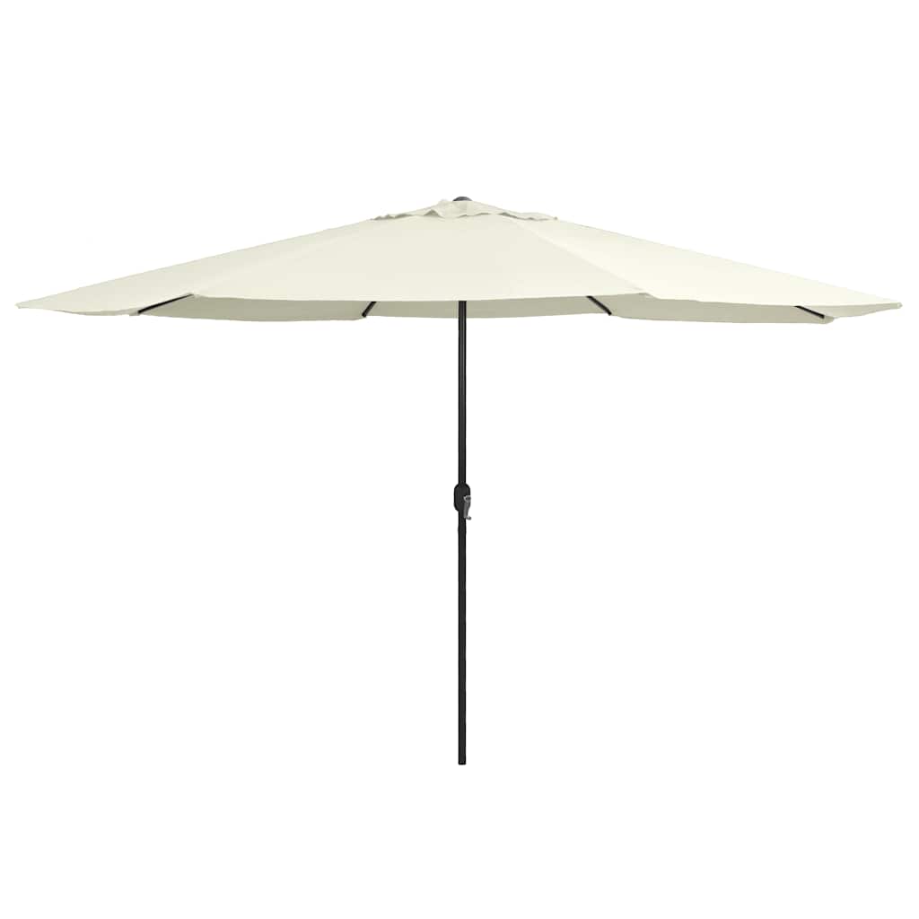 Aia päikesevari metallpostiga 390 cm, liivabeež
