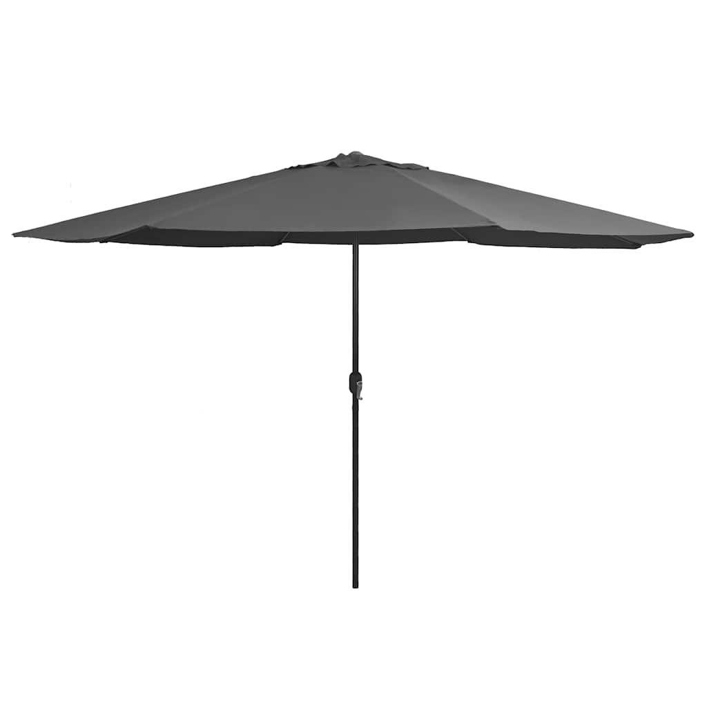 Aia päikesevari metallpostiga 390 cm, antratsiithall