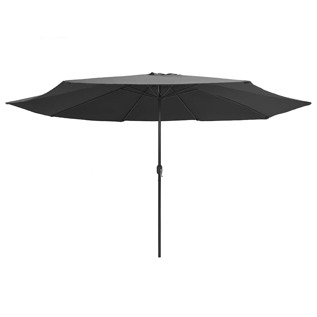 Aia päikesevari metallpostiga 390 cm, antratsiithall