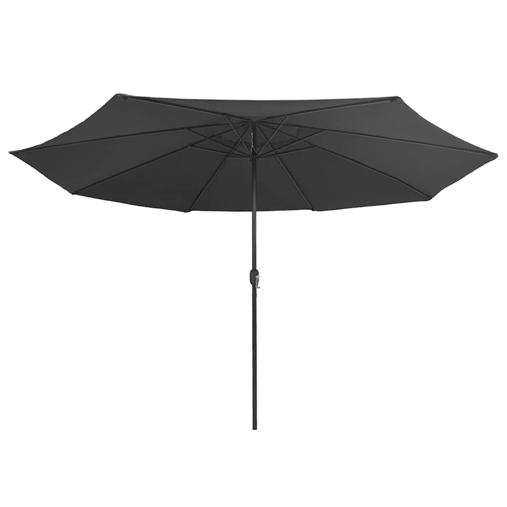Aia päikesevari metallpostiga 390 cm, antratsiithall