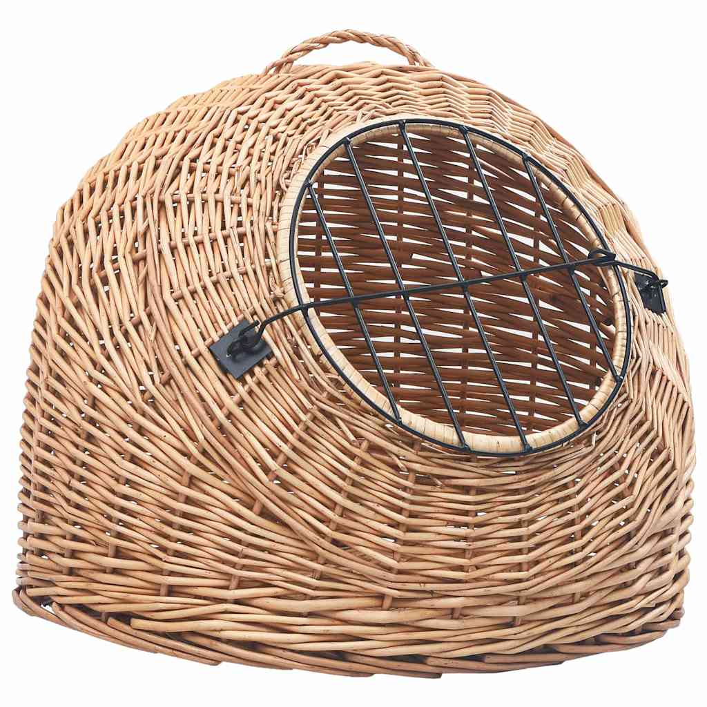 Kassi transpordipuur, 60 x 45 x 45 cm, naturaalne paju