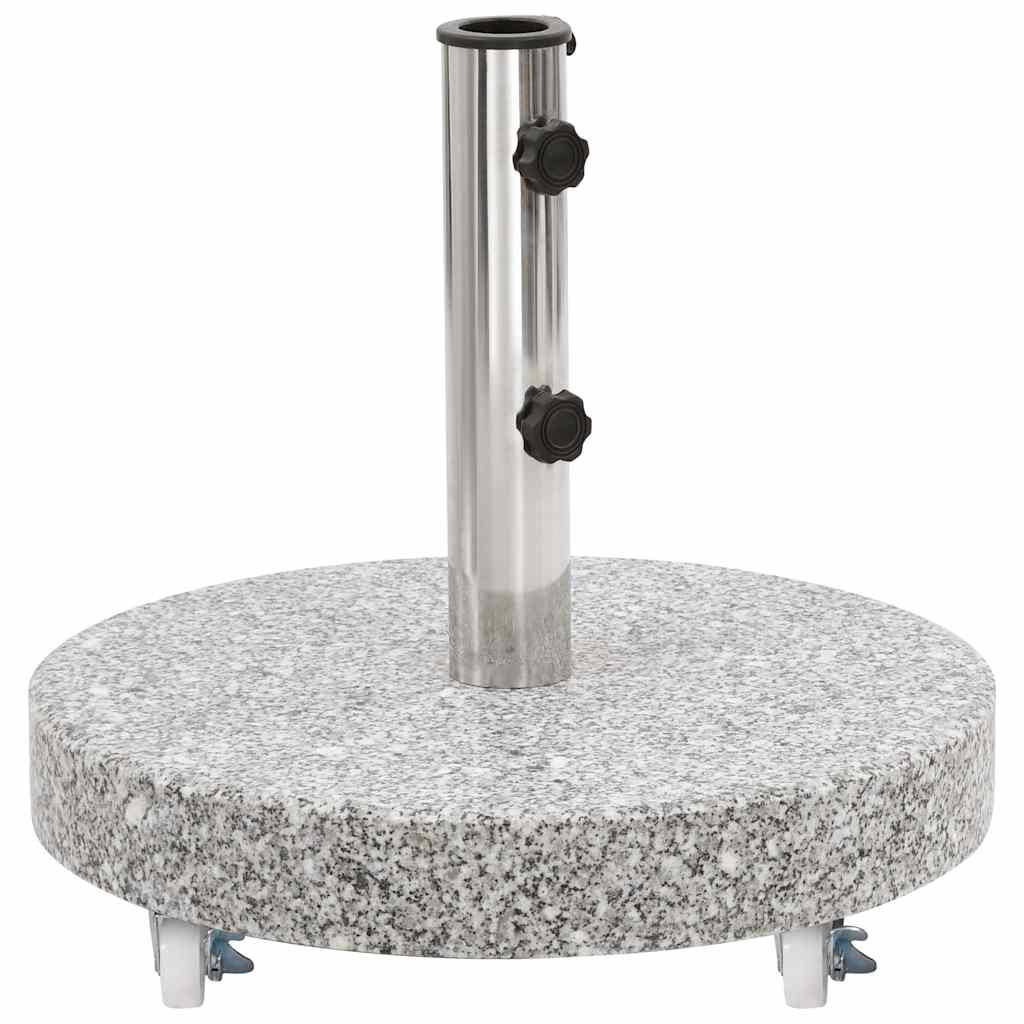 Päevavarju alus, graniit, 30 kg ümmargune, hall