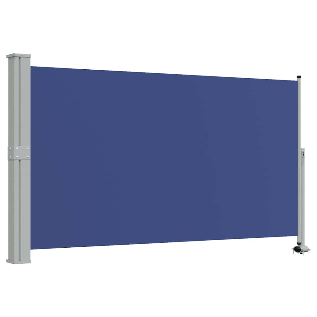 Lahtitõmmatav terrassi külgsein, 140 x 300 cm, sinine