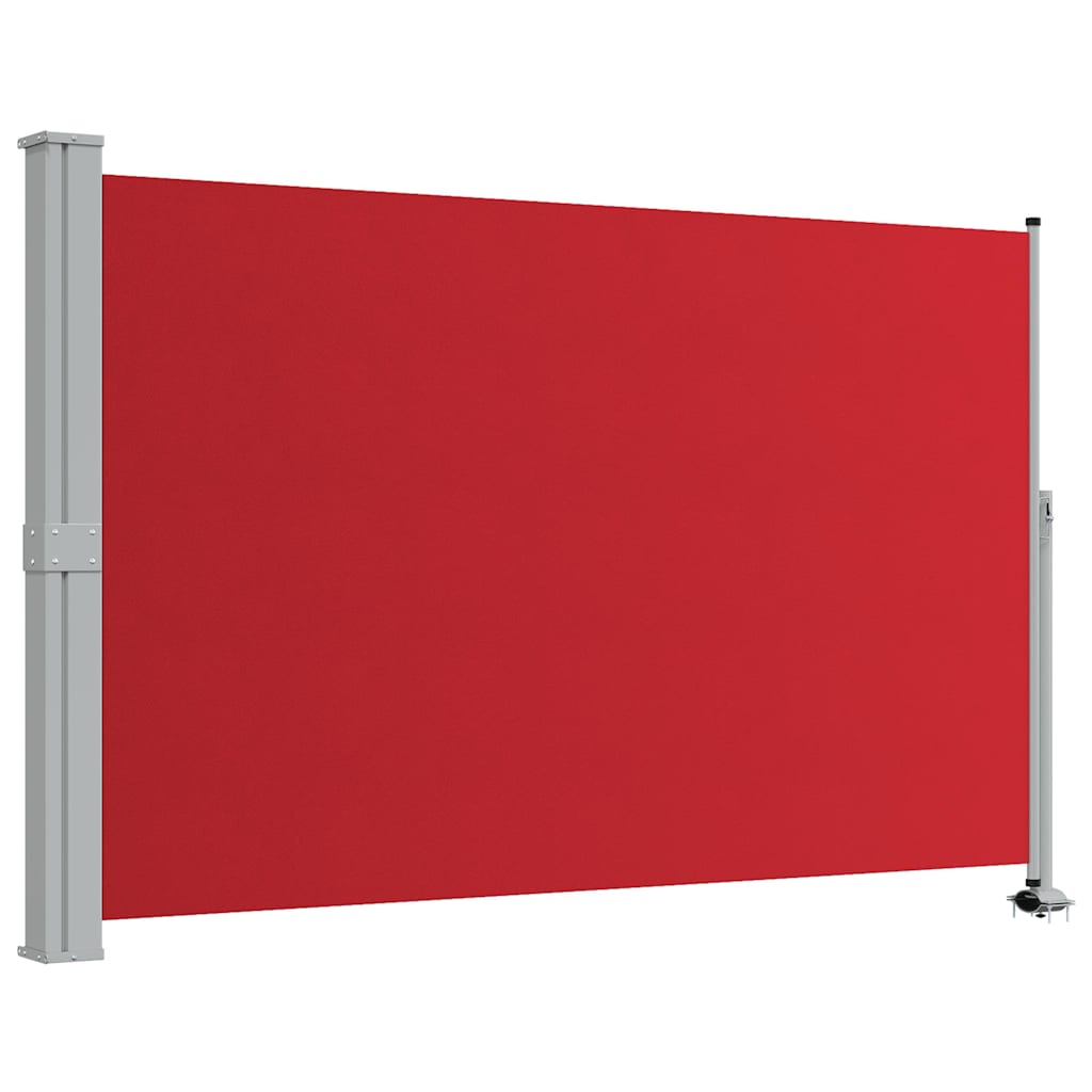 Lahtitõmmatav terrassi külgsein, 160 x 300 cm, punane