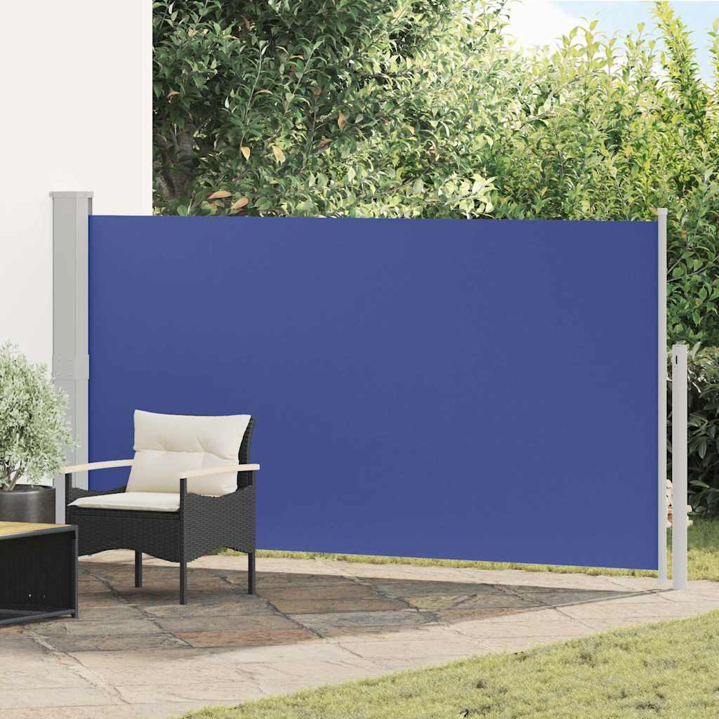 Lahtitõmmatav terrassi külgsein, 170 x 300 cm, sinine