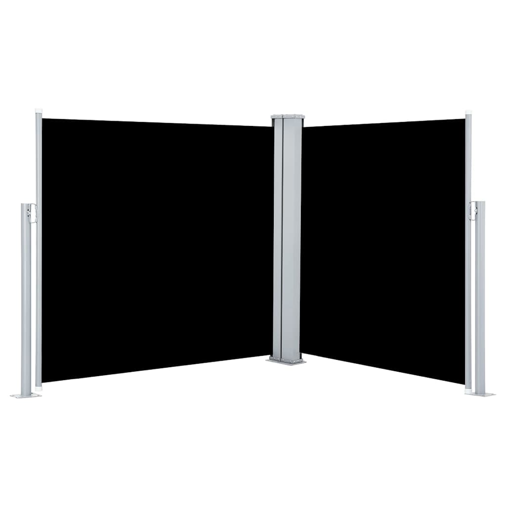 Lahtitõmmatav külgsein, must, 120 x 600 cm