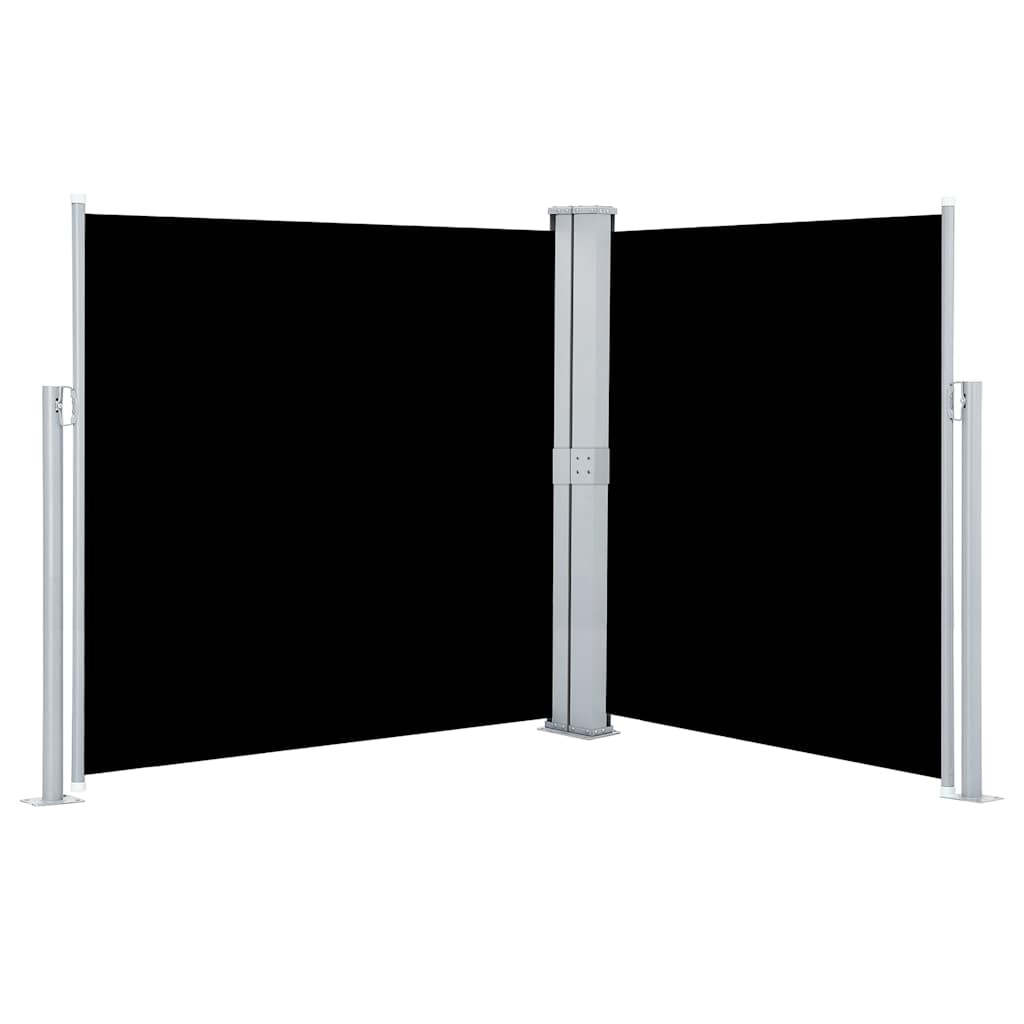 Lahtitõmmatav külgsein, must, 140 x 600 cm