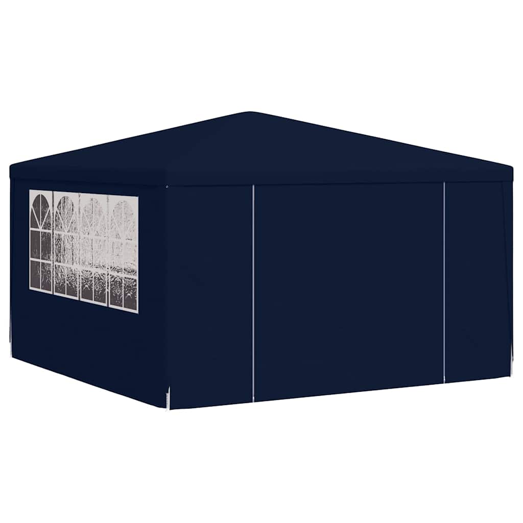 Professionaalne peotelk külgseintega, 4 x 4 m, sinine 90 g/m²