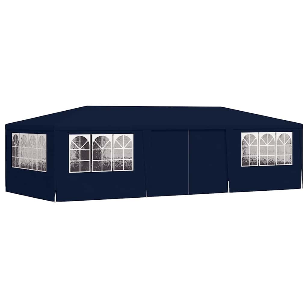 Professionaalne peotelk külgseintega, 4x9 m, sinine 90 g/m²