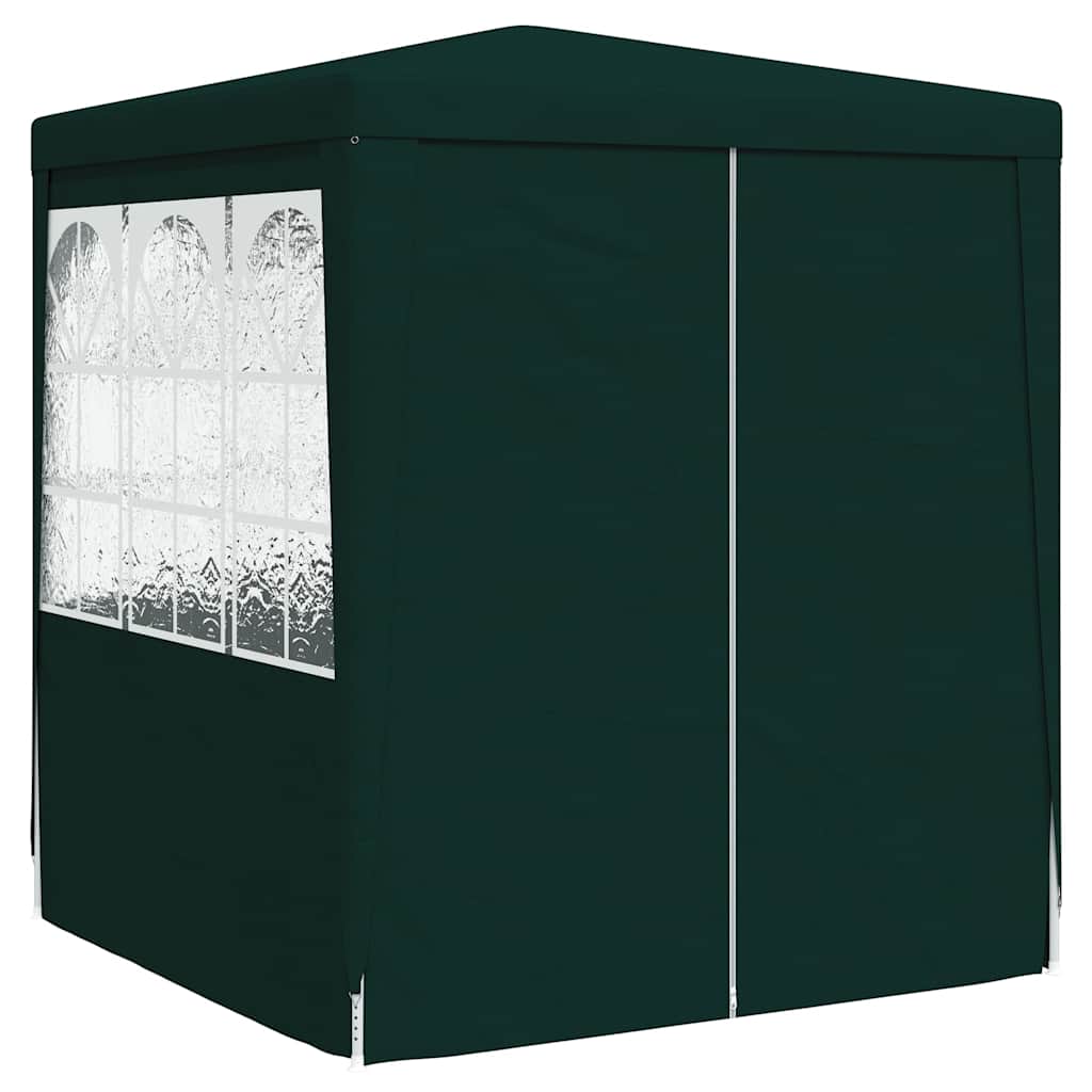 Professionaalne peotelk külgseintega, 2x2 m, roheline 90 g/m²
