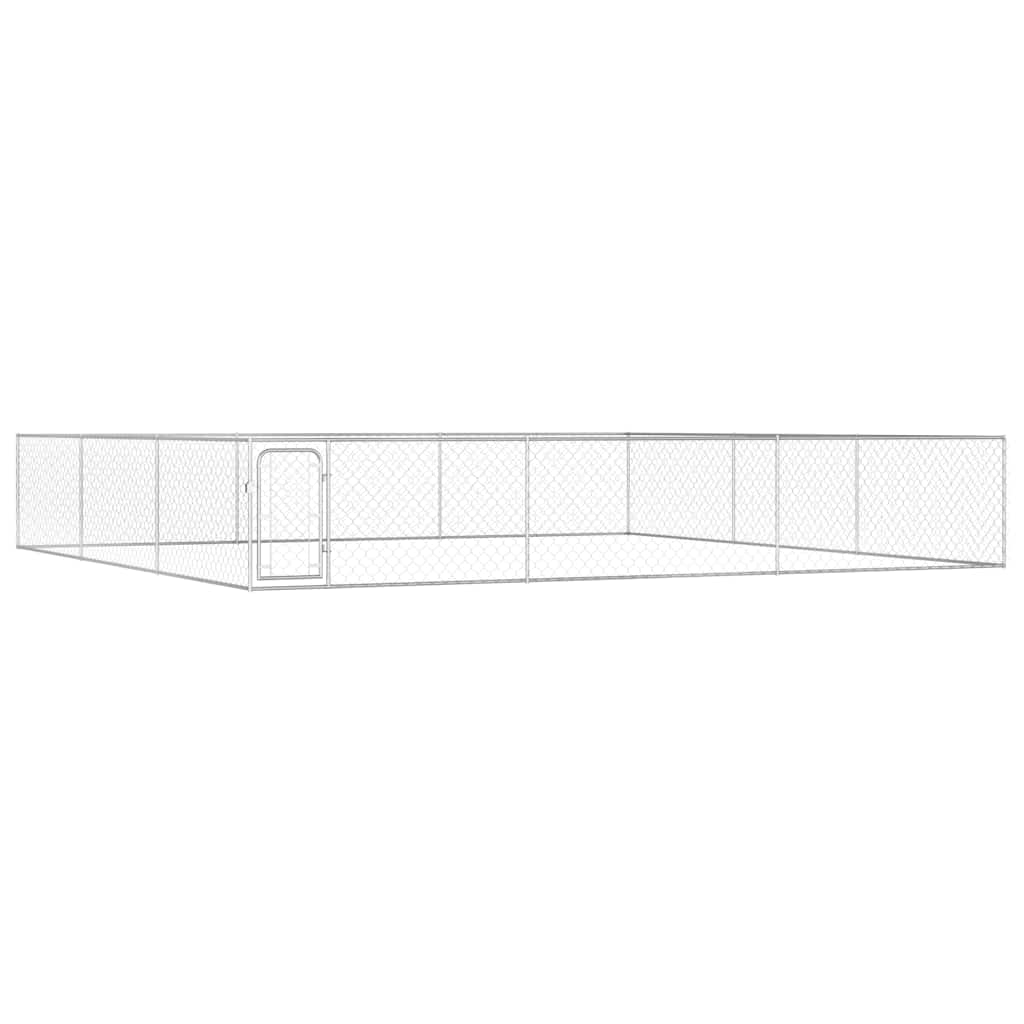 Koeraaedik, tsingitud teras, 6 x 6 x 1 m