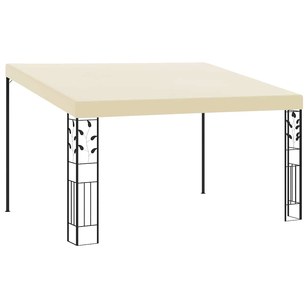 Seinale kinnitatav varjualune 4 x 3 x 2,5 m, kreemjas