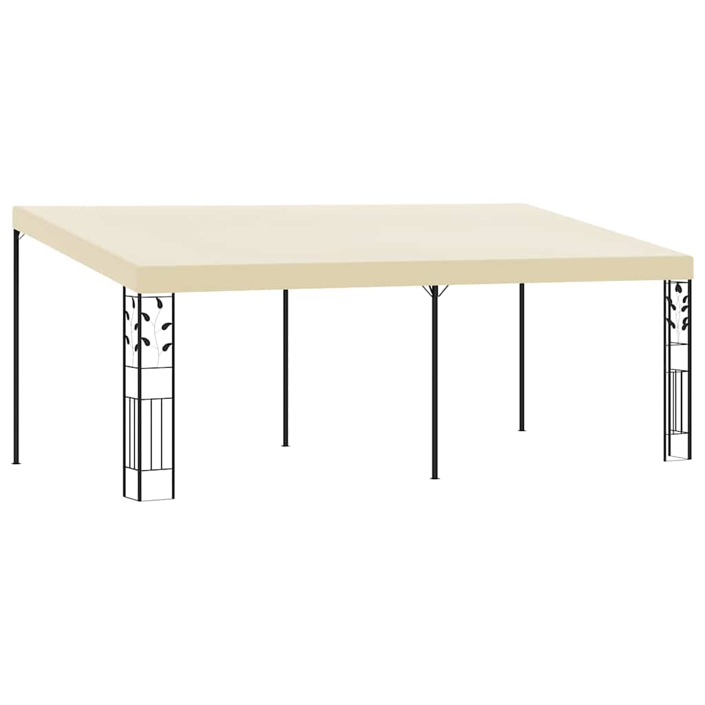 Seinale kinnitatav varjualune 6 x 3 x 2,5 m, kreemjas
