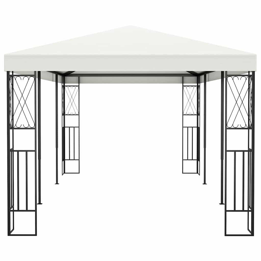 Varjualune 3 x 6 m, kreemjasvalge, kangas