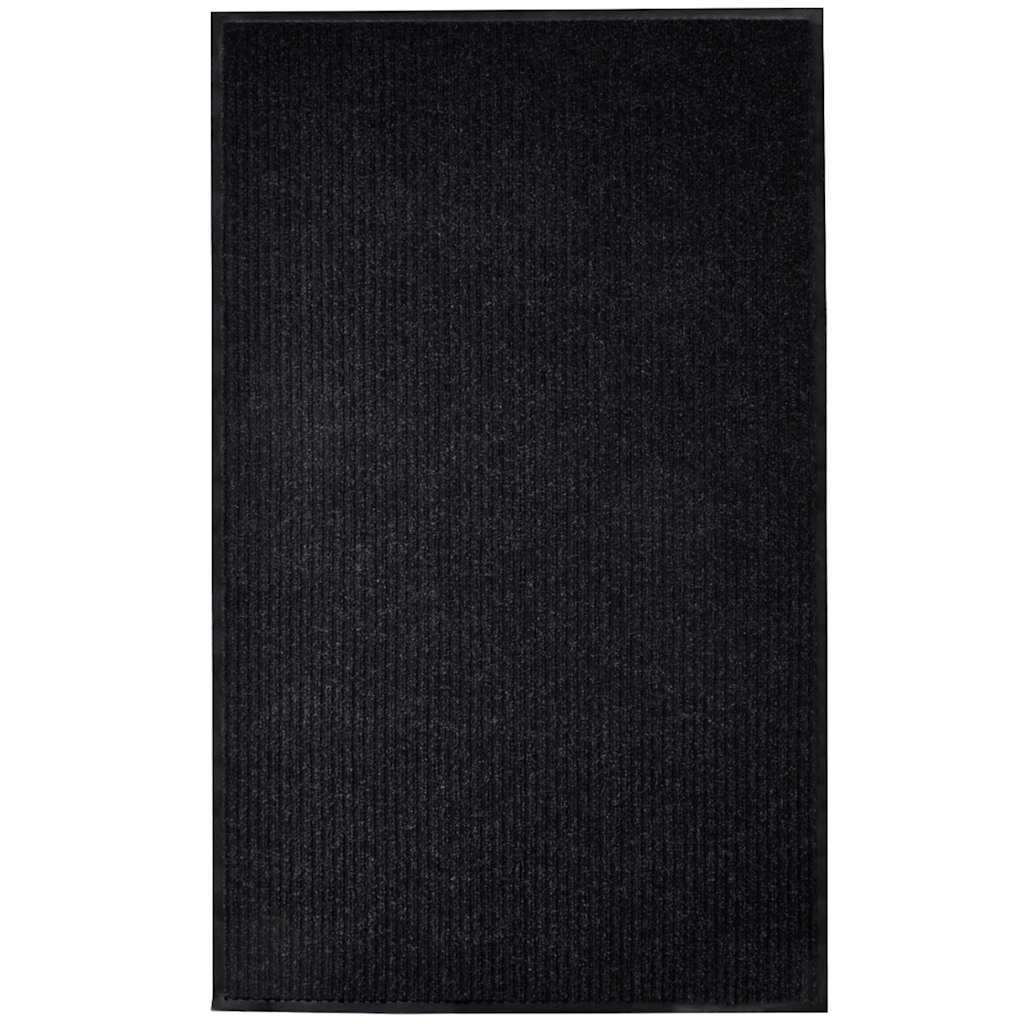 Uksematt, must, 117 x 220 cm, PVC