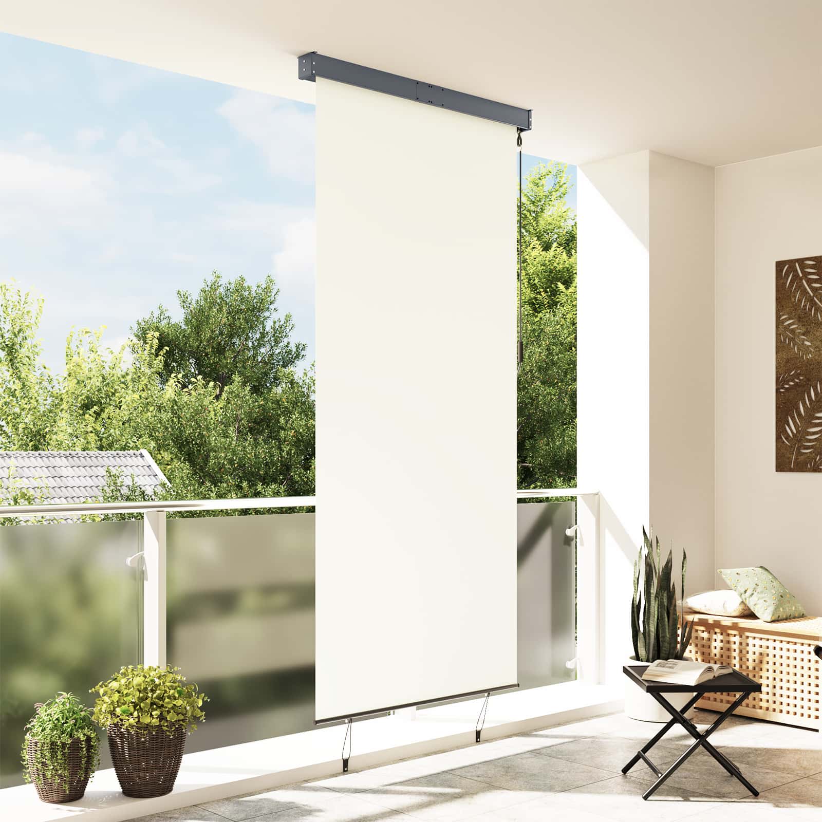 Väliruloo 120 x 250 cm, kreemjasvalge