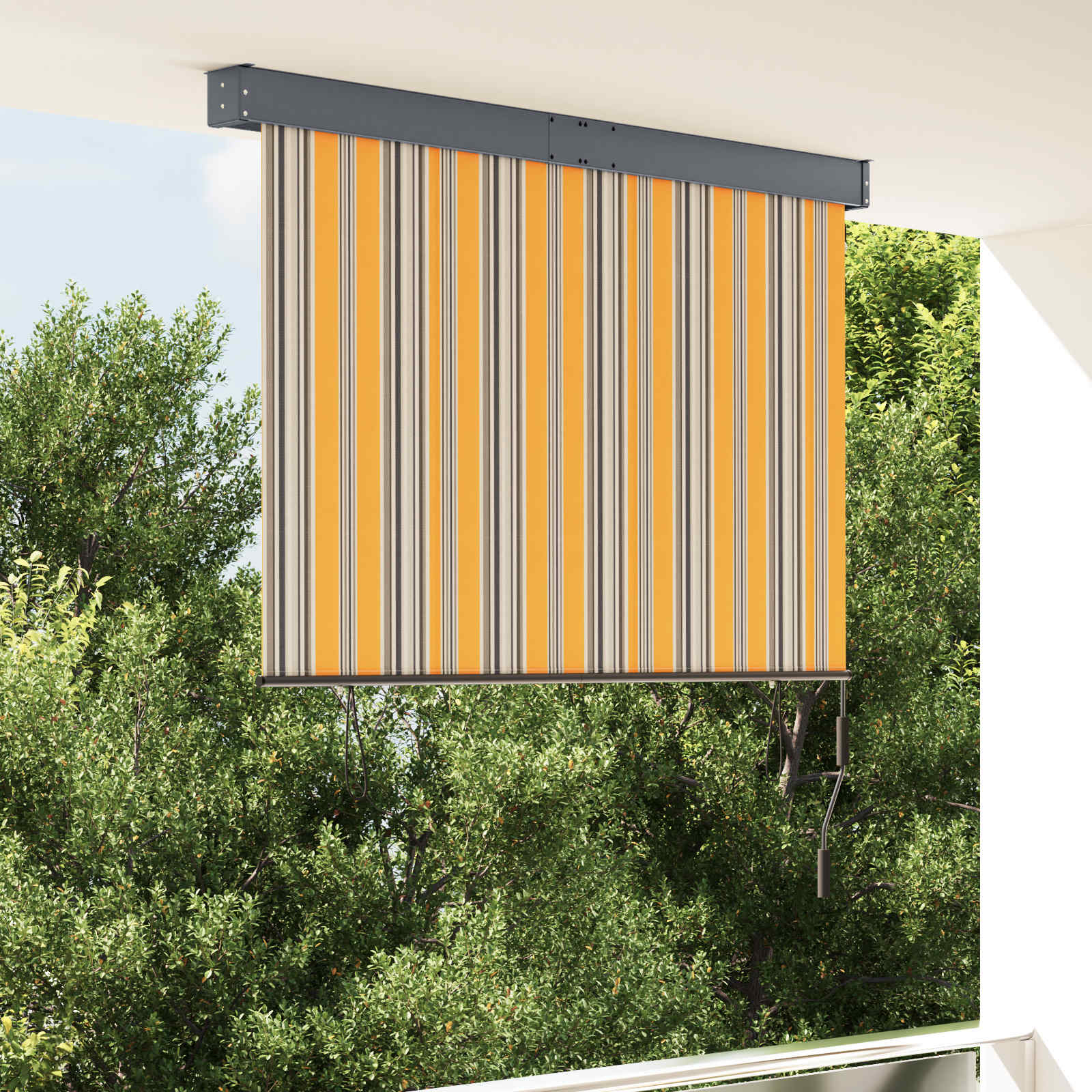 Väliruloo 140 x 250 cm, kollane ja sinine