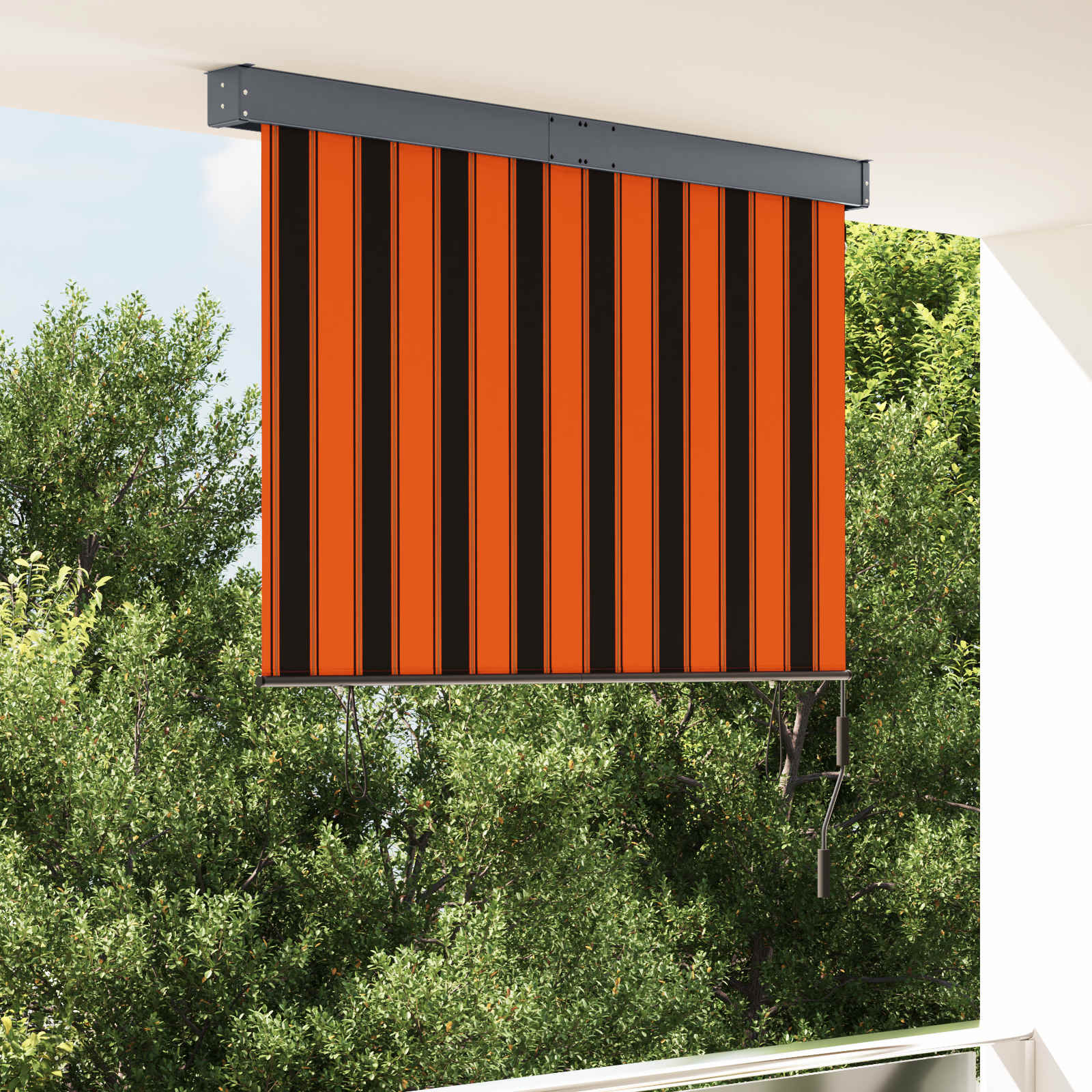 Väliruloo 140 x 250 cm, oranž ja pruun