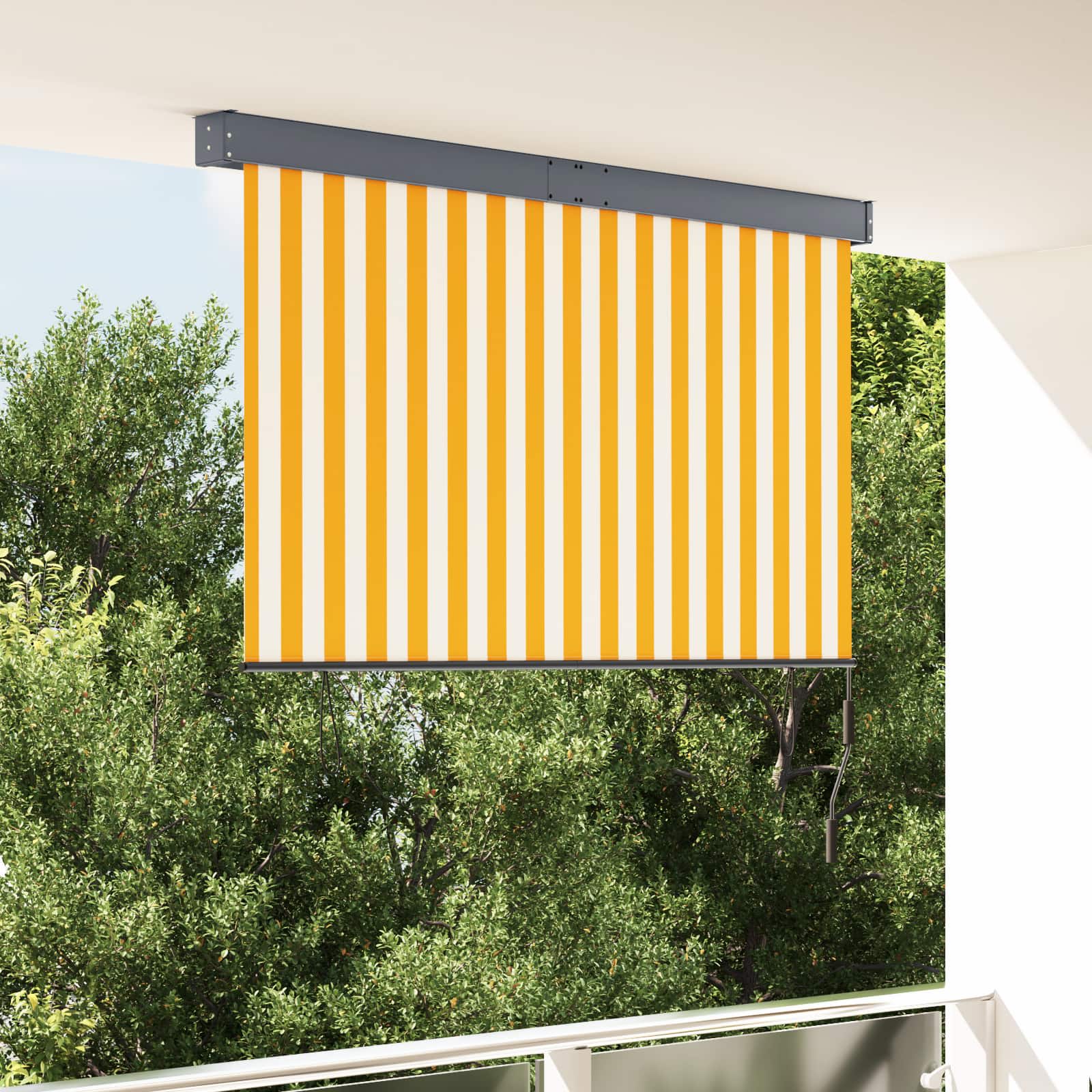 Väliruloo 160 x 250 cm, valge ja oranž