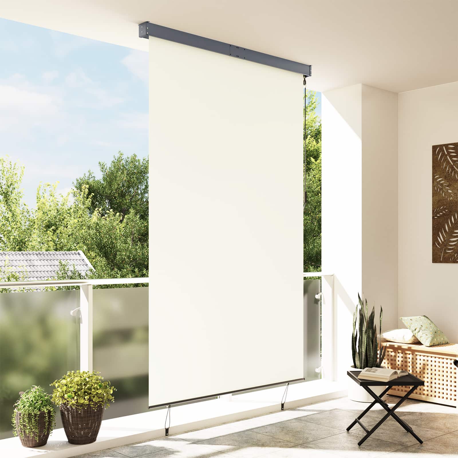 Väliruloo 160 x 250 cm, kreemjasvalge